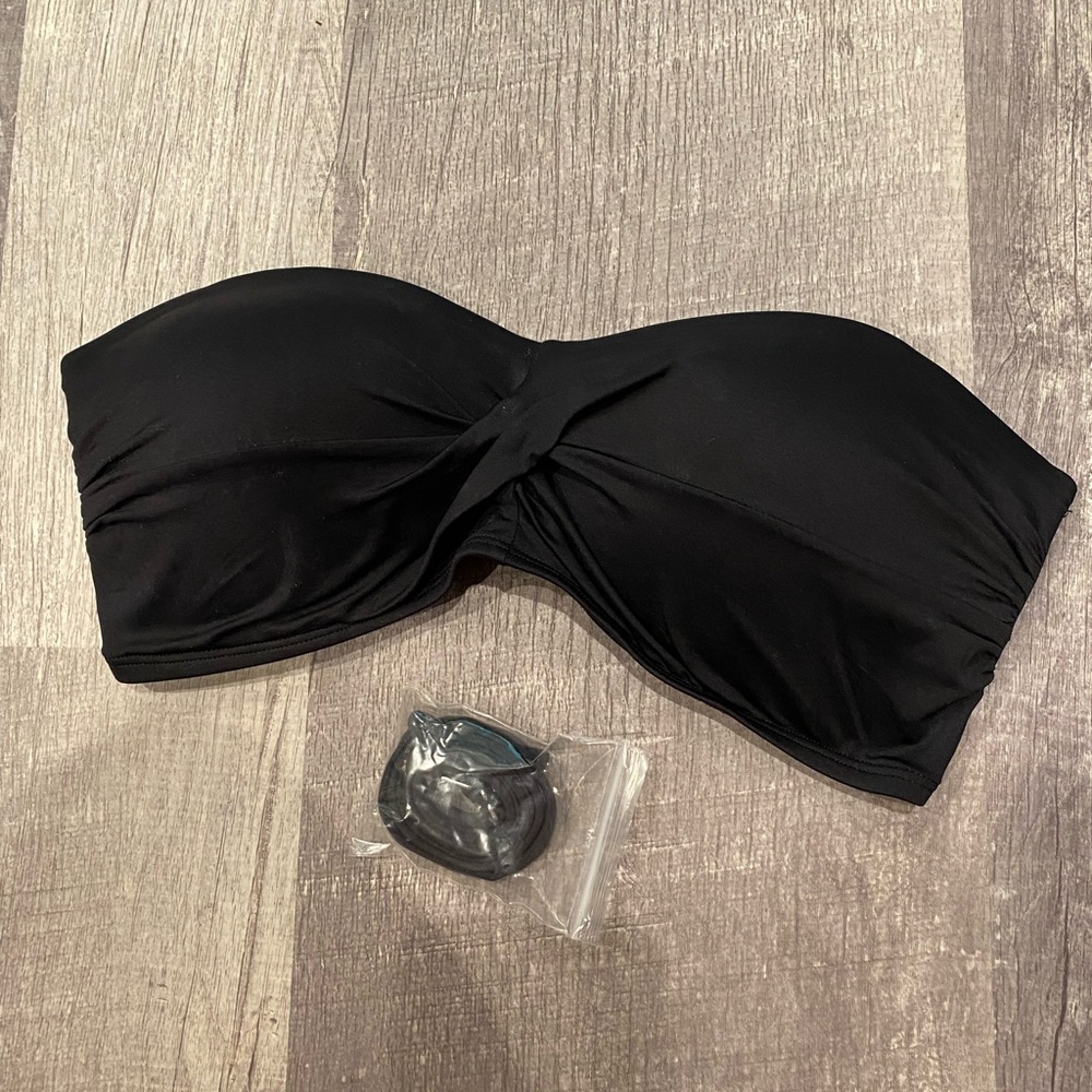 Kona Sol Strapless Bikini Top with Strap